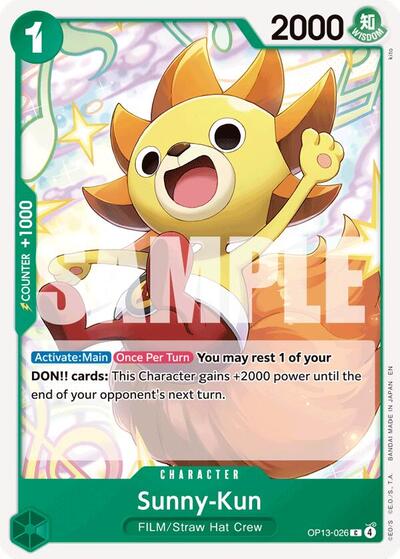 Sunny-Kun #OP13-026 Carrying On His Will