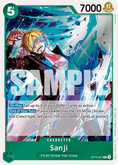 Sanji #OP13-027 Carrying On His Will