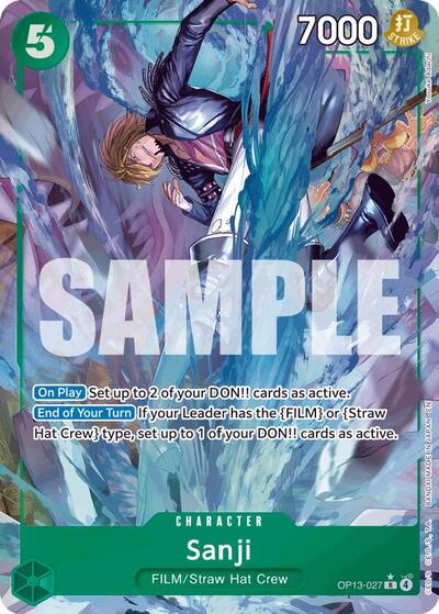 Sanji (Alternate Art) #OP13-027 Carrying On His Will
