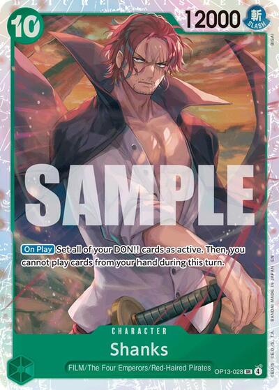 Shanks #OP13-028 Carrying On His Will