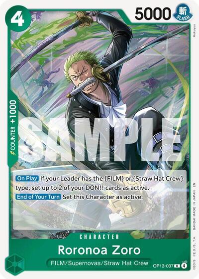 Roronoa Zoro #OP13-037 Carrying On His Will