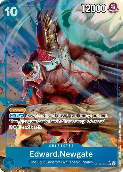Edward.Newgate (Alternate Art) #OP13-042 Carrying On His Will