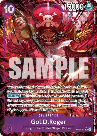 Gol.D.Roger (Alternate Art) #OP13-064 Carrying On His Will