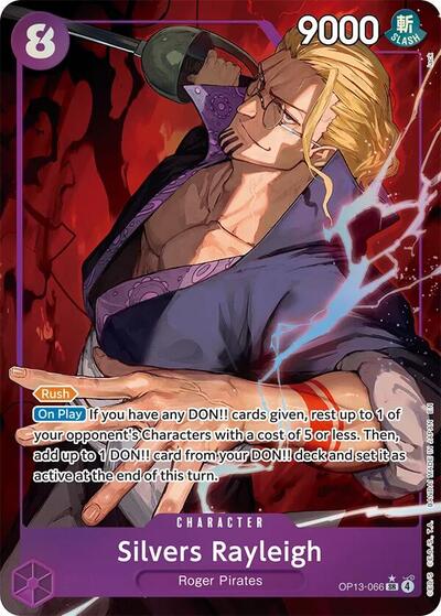 Silvers Rayleigh (Alternate Art) #OP13-066 Carrying On His Will