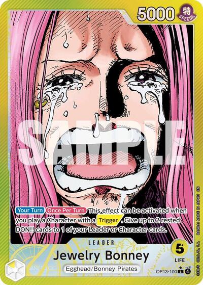 Jewelry Bonney (Alternate Art) #OP13-100 Carrying On His Will