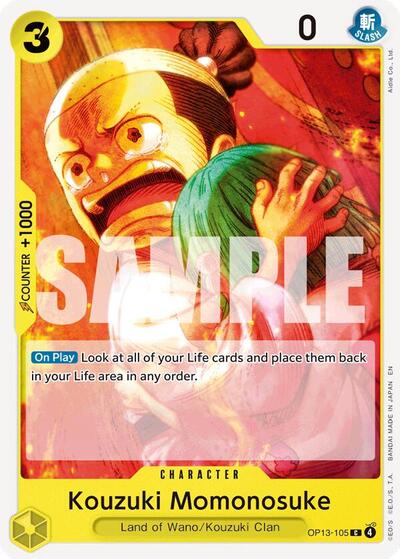 Kouzuki Momonosuke #OP13-105 Carrying On His Will