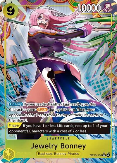 Jewelry Bonney (Alternate Art) #OP13-108 Carrying On His Will