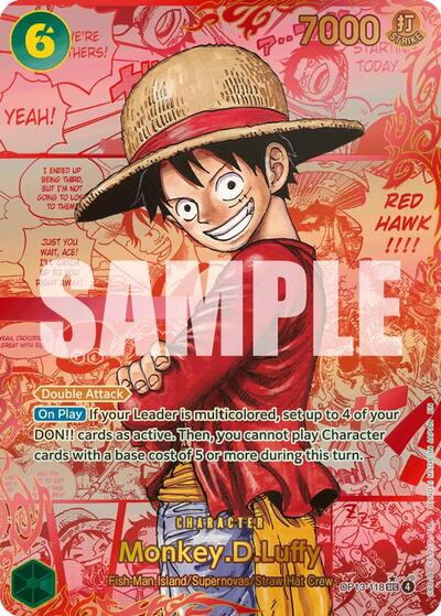 Monkey.D.Luffy (Red Super Alternate Art) Carrying On His Will