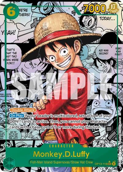 Monkey.D.Luffy (Super Alternate Art) #OP13-118 Carrying On His Will