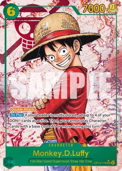 Monkey.D.Luffy (Parallel) #OP13-118 Carrying On His Will