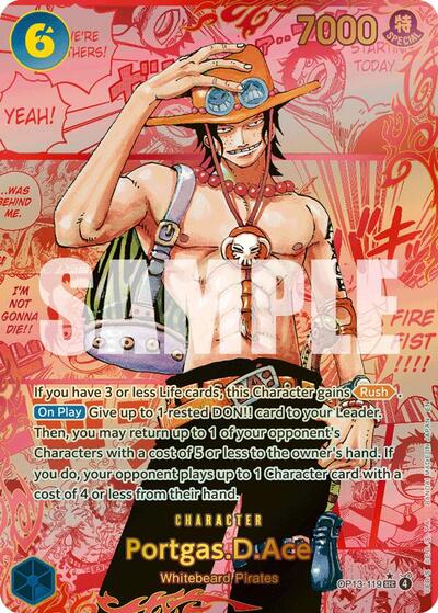 Portgas.D.Ace (Red Super Alternate Art) Carrying On His Will