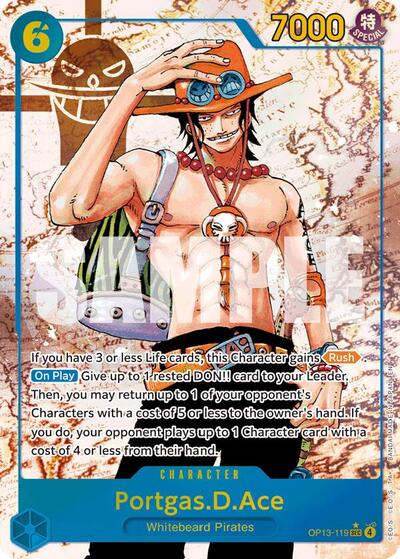 Portgas.D.Ace (Parallel) #OP13-119 Carrying On His Will