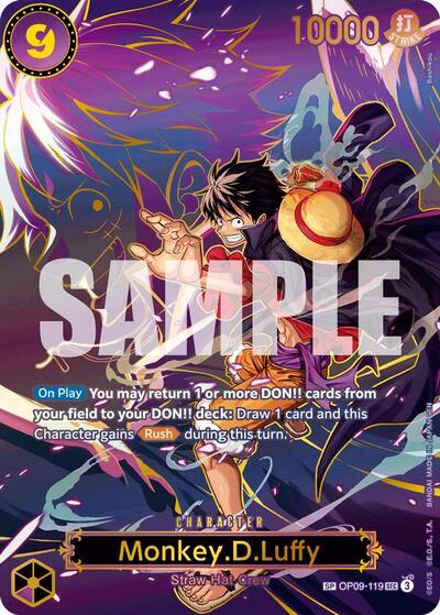 Monkey.D.Luffy - OP09-119 (SP) #OP09-119 Carrying On His Will