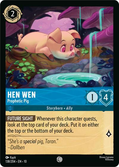 Hen Wen - Prophetic Pig #138 Whispers in the Well
