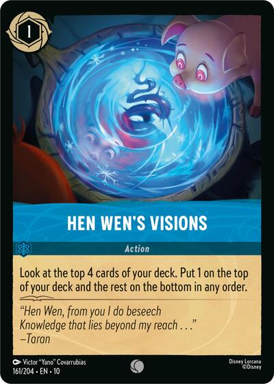 Hen Wen's Visions #161 Whispers in the Well