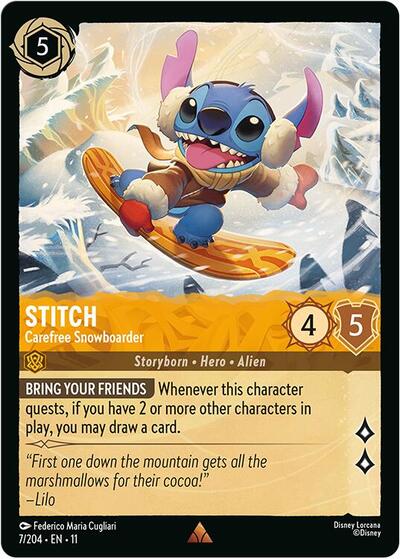 Stitch - Carefree Snowboarder #7 Winterspell