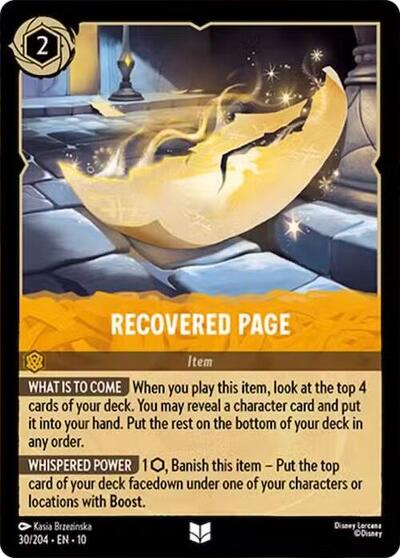 Recovered Page #30 Whispers in the Well