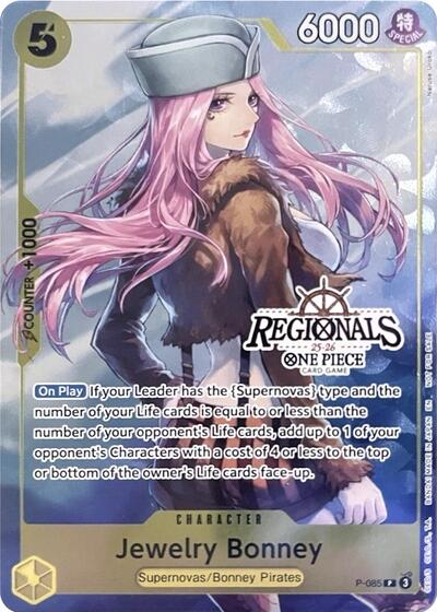 Jewelry Bonney (CS 25-26 Regionals Textured Chase Promo) #P-085 One Piece Promotion Cards