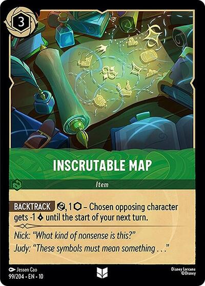 Inscrutable Map #99 Whispers in the Well