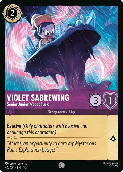 Violet Sabrewing - Senior Junior Woodchuck #44 Whispers in the Well