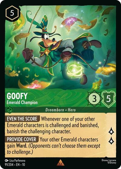 Goofy - Emerald Champion #91 Whispers in the Well