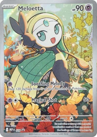Meloetta #26 Mega Evolution Promo