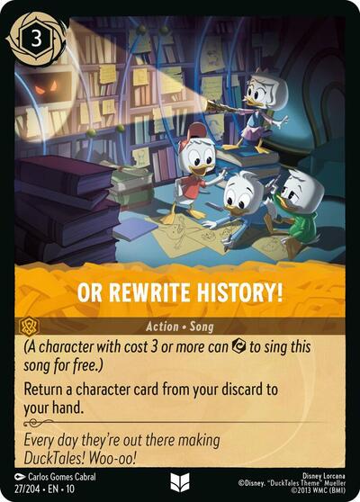Or Rewrite History! #27 Whispers in the Well