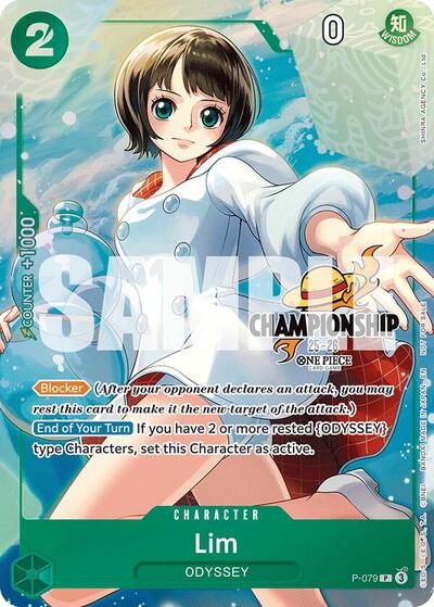 Lim (CS 25-26 Event Pack Finalist Ver.) #P-079 One Piece Promotion Cards