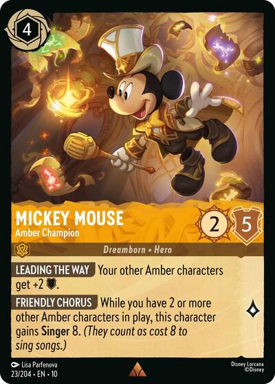 Mickey Mouse - Amber Champion #23 Whispers in the Well