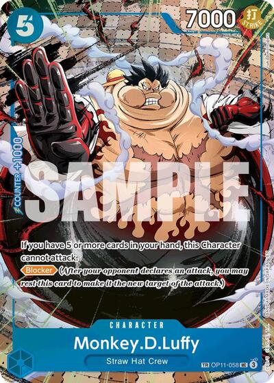 Monkey.D.Luffy - OP11-058 (TR) #OP11-058 Carrying On His Will