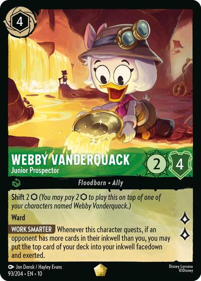 Webby Vanderquack - Junior Prospector #93 Whispers in the Well