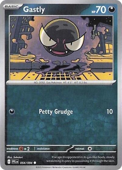 Gastly #54 Phantasmal Flames