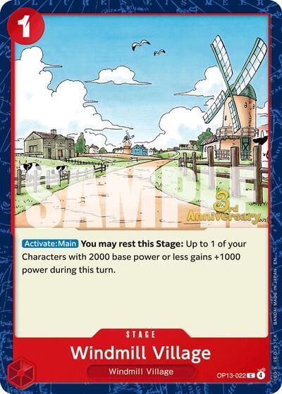 Windmill Village #OP13-022 Carrying On His Will: 3rd Anniversary Tournament Cards