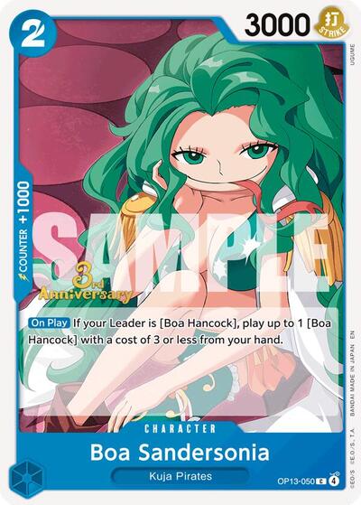 Boa Sandersonia #OP13-050 Carrying On His Will: 3rd Anniversary Tournament Cards