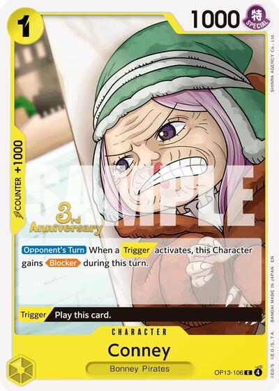 Conney #OP13-106 Carrying On His Will: 3rd Anniversary Tournament Cards