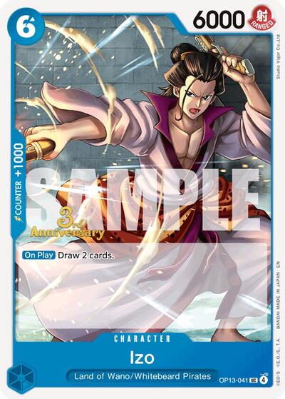 Izo #OP13-041 Carrying On His Will: 3rd Anniversary Tournament Cards
