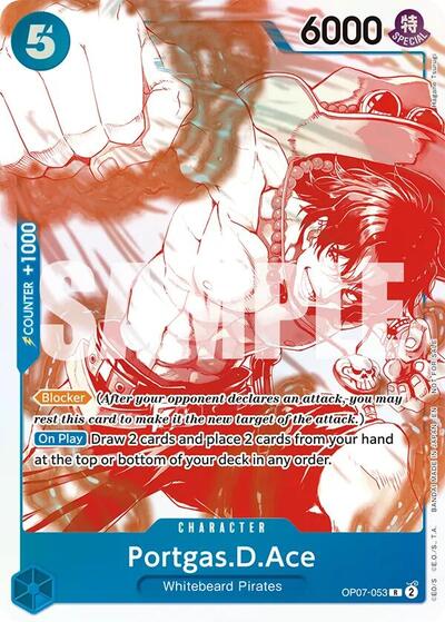 Portgas.D.Ace - OP07-053 (3rd Anniversary Treasure Campaign Pack) #OP07-053 One Piece Promotion Cards