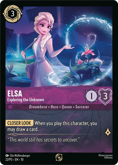 Elsa - Exploring the Unknown #22 Disney Lorcana Promo Cards