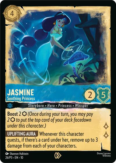 Jasmine - Soothing Princess #26 Disney Lorcana Promo Cards