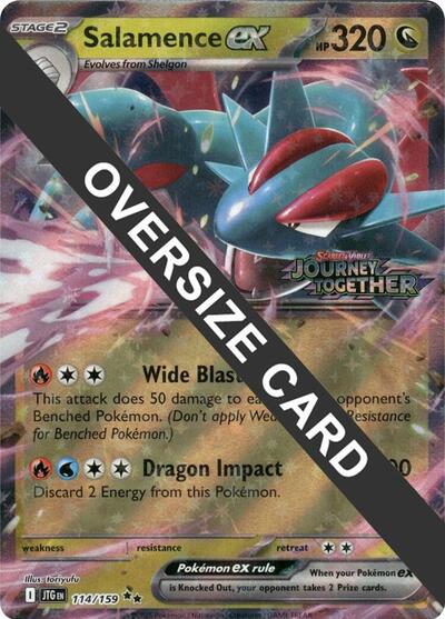 Salamence ex #114 Jumbo Cards