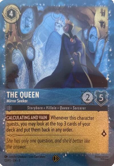 The Queen - Mirror Seeker #12 Disney Lorcana Promo Cards