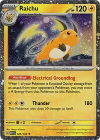 Raichu 026/165 #26 Miscellaneous Cards & Products