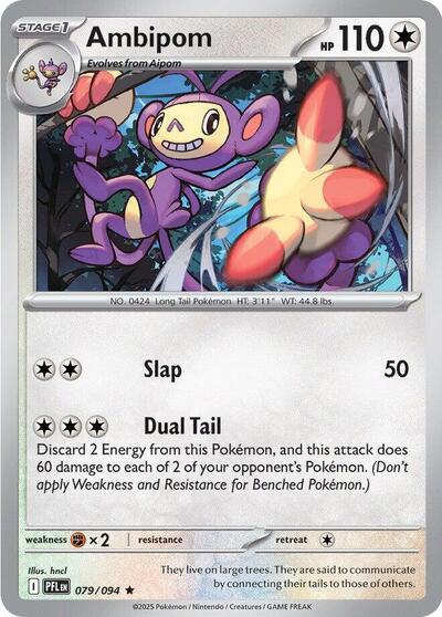 Ambipom #79 Phantasmal Flames