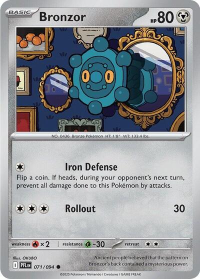 Bronzor #71 Phantasmal Flames