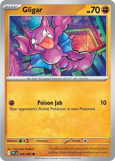 Gligar #49 Phantasmal Flames
