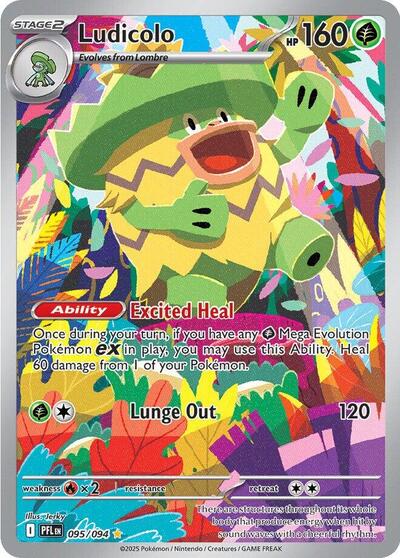 Ludicolo #95 Phantasmal Flames