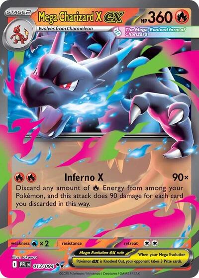 Mega Charizard X ex #13 Phantasmal Flames