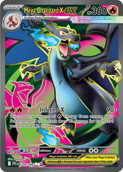 Mega Charizard X ex #109 Phantasmal Flames