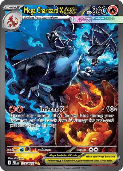 Mega Charizard X ex #125 Phantasmal Flames