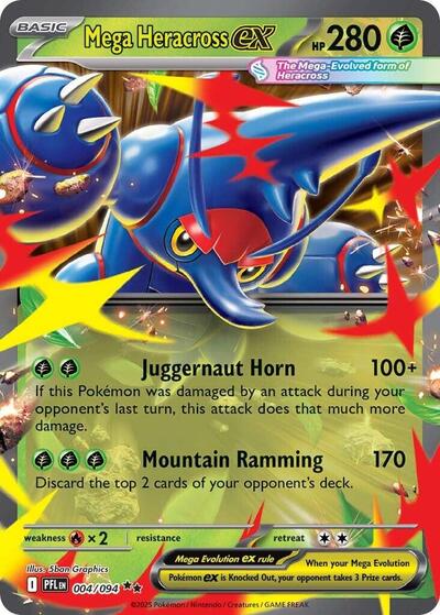 Mega Heracross ex #4 Phantasmal Flames